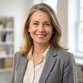 Sarah Coleman, listed as Chief Financial Officer at Emberton Coralvik, shown in a profile image
